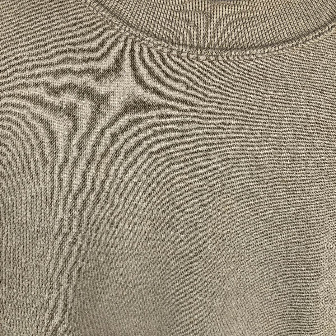 90'S Jerzees Plain Blank Sweatshirt Trainer Made in USA Men's M Vintage cotton Beige type Vintage Second Hand