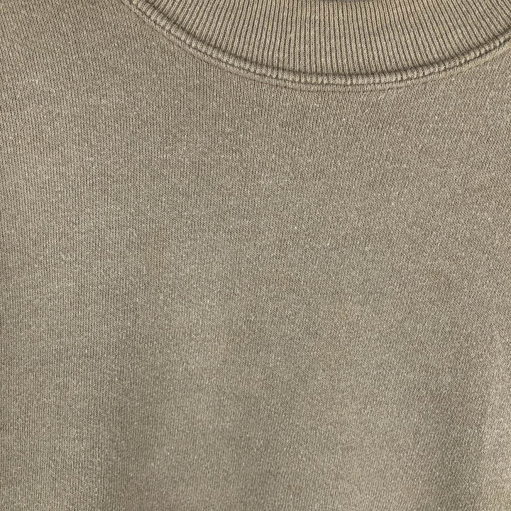 90'S Jerzees Plain Blank Sweatshirt Trainer Made in USA Men's M Vintage cotton Beige type Vintage Second Hand