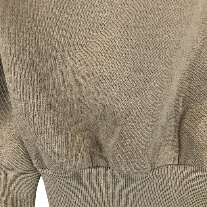 90'S Jerzees Plain Blank Sweatshirt Trainer Made in USA Men's M Vintage cotton Beige type Vintage Second Hand