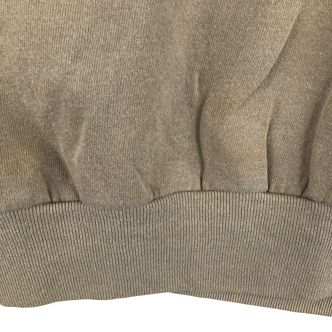 90'S Jerzees Plain Blank Sweatshirt Trainer Made in USA Men's M Vintage cotton Beige type Vintage Second Hand