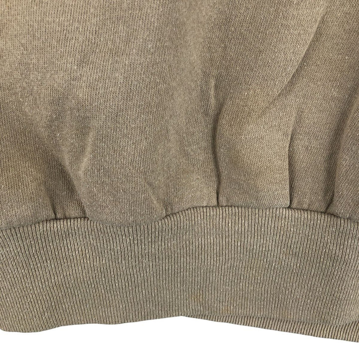 90'S Jerzees Plain Blank Sweatshirt Trainer Made in USA Men's M Vintage cotton Beige type Vintage Second Hand
