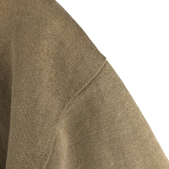 90'S Jerzees Plain Blank Sweatshirt Trainer Made in USA Men's M Vintage cotton Beige type Vintage Second Hand