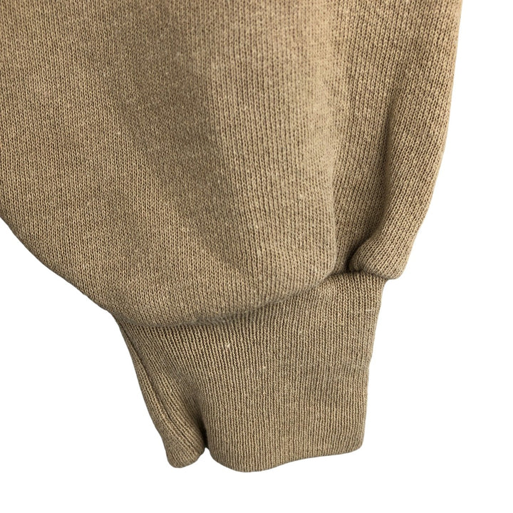 90'S Jerzees Plain Blank Sweatshirt Trainer Made in USA Men's M Vintage cotton Beige type Vintage Second Hand