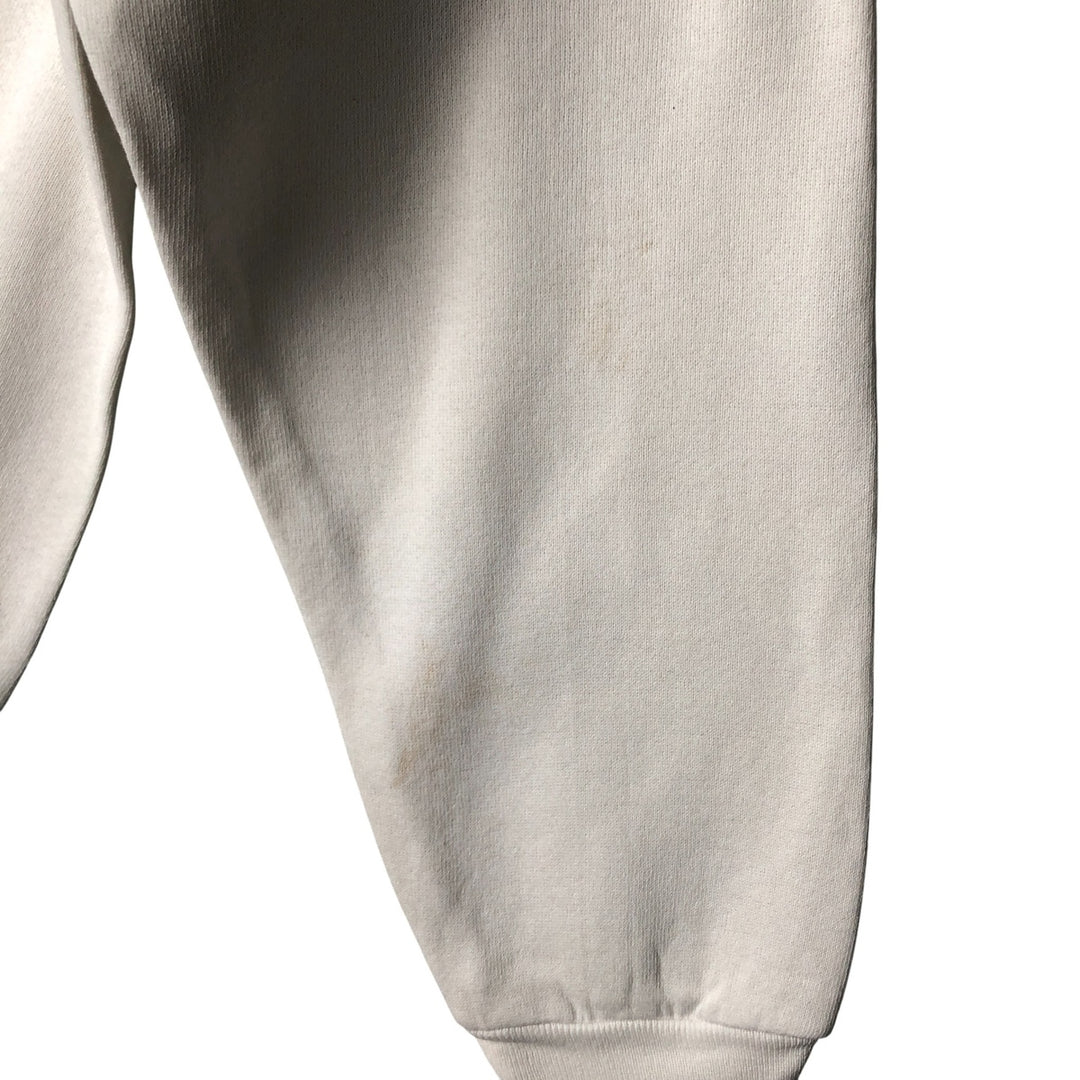 Vintage 1980'S FRUIT OF THE LOOM plain blank sweatshirt, made in the USA, men's size XL cotton white type Vintage Second Hand