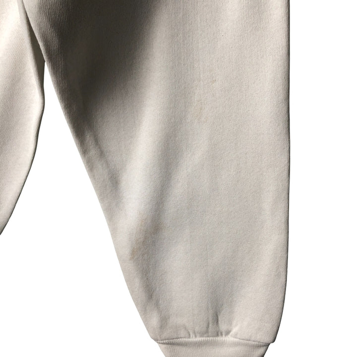 Vintage 1980'S FRUIT OF THE LOOM plain blank sweatshirt, made in the USA, men's size XL cotton white type Vintage Second Hand