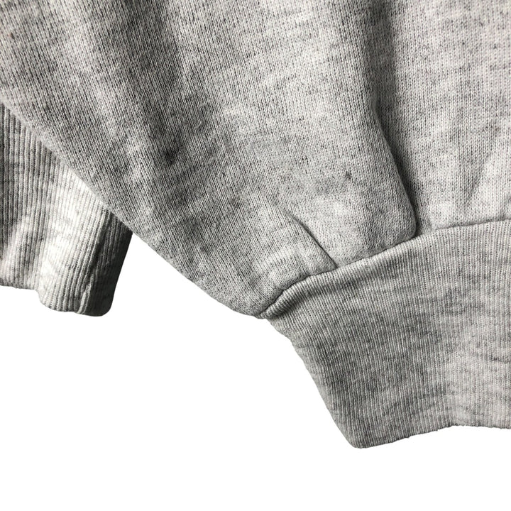 Vintage 90'S VOLUNTEER Knit Apparel plain blank sweatshirt, made in the USA, men's size XL cotton pale white type Vintage Second Hand
