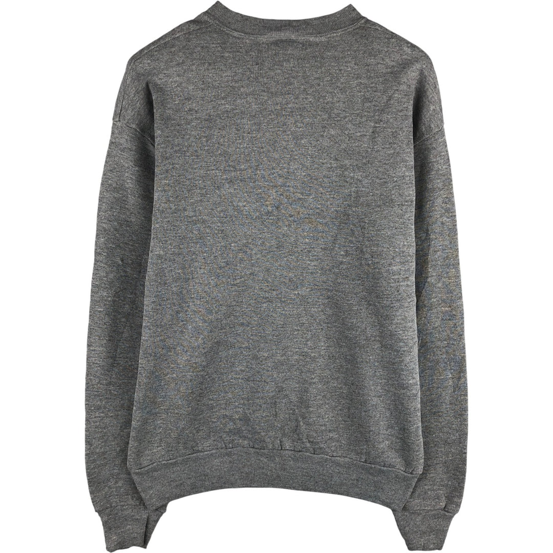 90'S Jerzees Plain Blank Sweatshirt Trainer Made in USA Men's M Vintage cotton gray type Vintage Second Hand