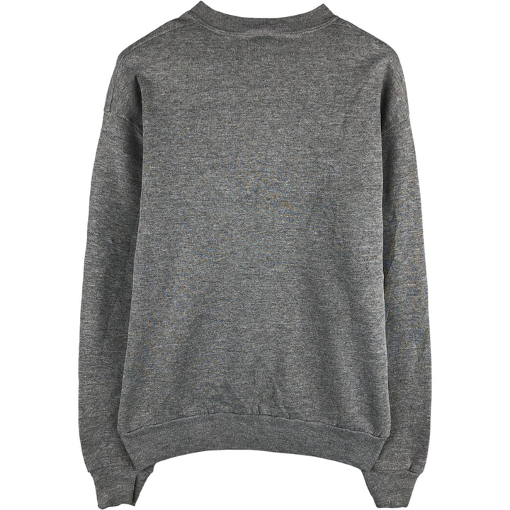 90'S Jerzees Plain Blank Sweatshirt Trainer Made in USA Men's M Vintage cotton gray type Vintage Second Hand