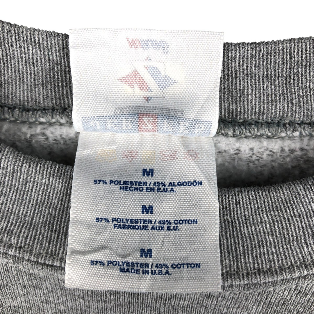 90'S Jerzees Plain Blank Sweatshirt Trainer Made in USA Men's M Vintage cotton gray type Vintage Second Hand