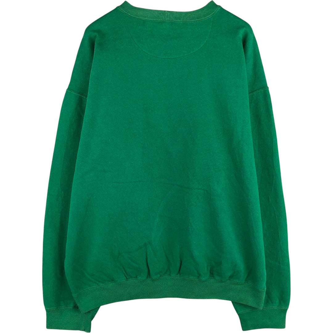 Vintage 90'S GAP plain blank sweatshirt, men's size XL. cotton green type Vintage Second Hand