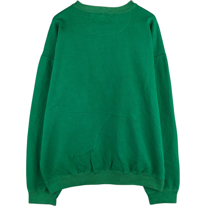 Vintage 90'S GAP plain blank sweatshirt, men's size XL. cotton green type Vintage Second Hand