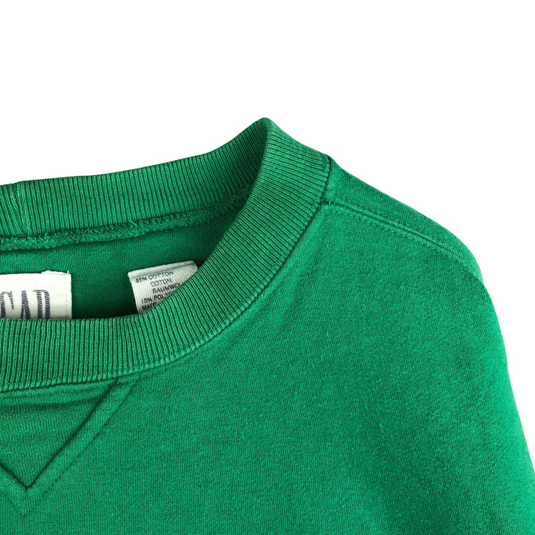 Vintage 90'S GAP plain blank sweatshirt, men's size XL. cotton green type Vintage Second Hand