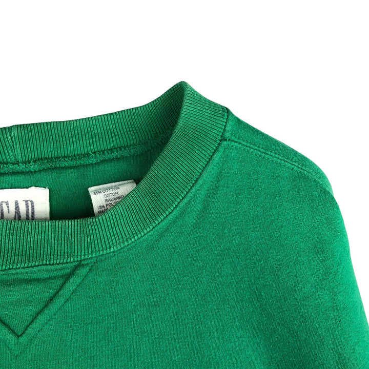 Vintage 90'S GAP plain blank sweatshirt, men's size XL. cotton green type Vintage Second Hand