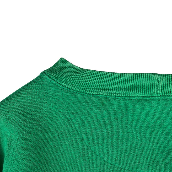 Vintage 90'S GAP plain blank sweatshirt, men's size XL. cotton green type Vintage Second Hand
