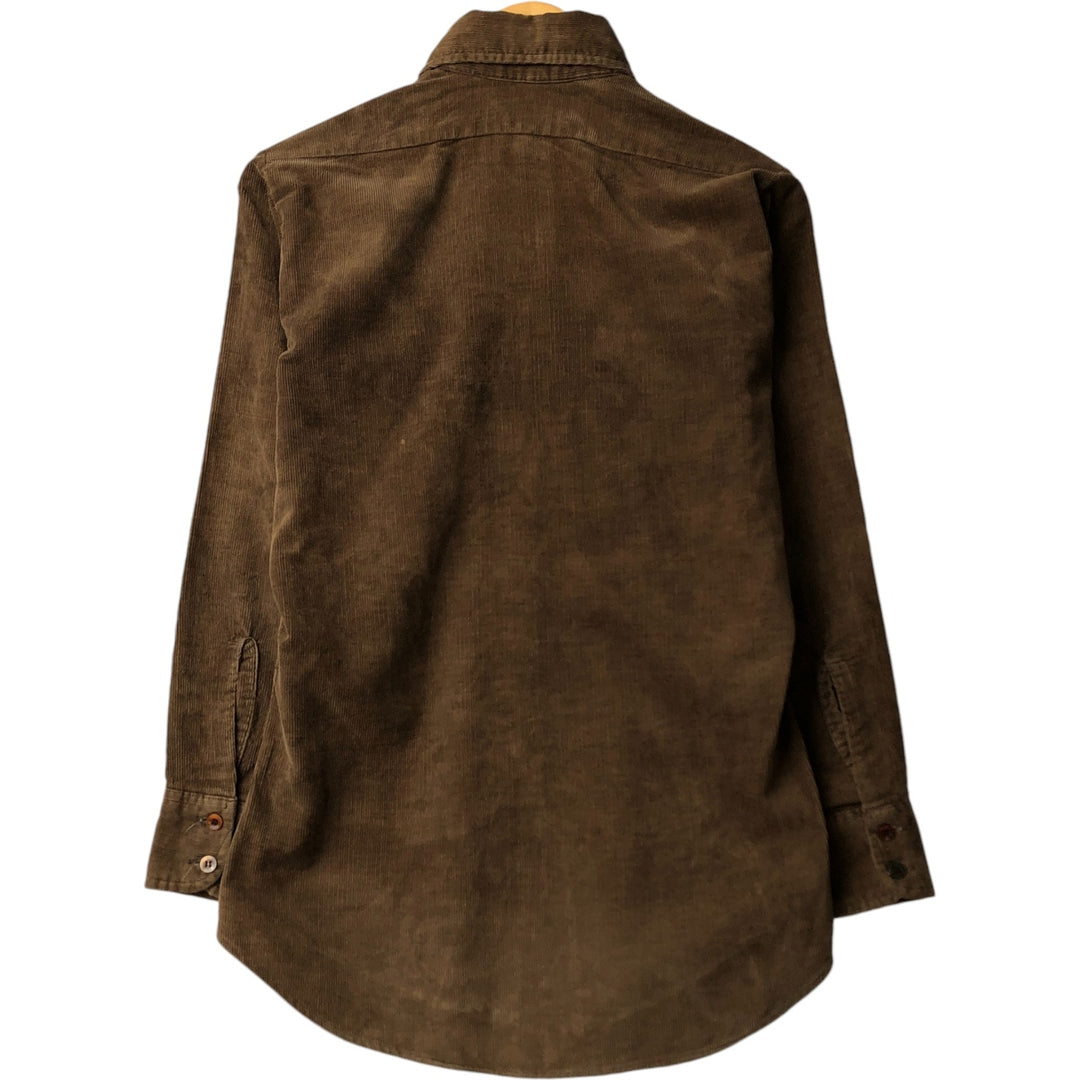 Vintage 1970'S Levi's long-sleeved corduroy shirt, size small, men's unclear brown type Vintage Second Hand