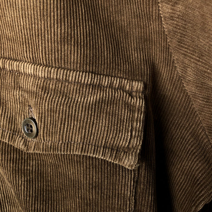Vintage 1970'S Levi's long-sleeved corduroy shirt, size small, men's unclear brown type Vintage Second Hand