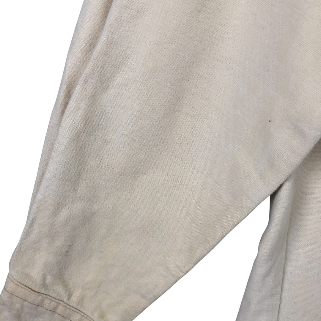 Vintage 1970'S Eddie Bauer long-sleeved flannel shirt with black tag, made in the USA, size L, men's unclear Beige type Vintage Second Hand