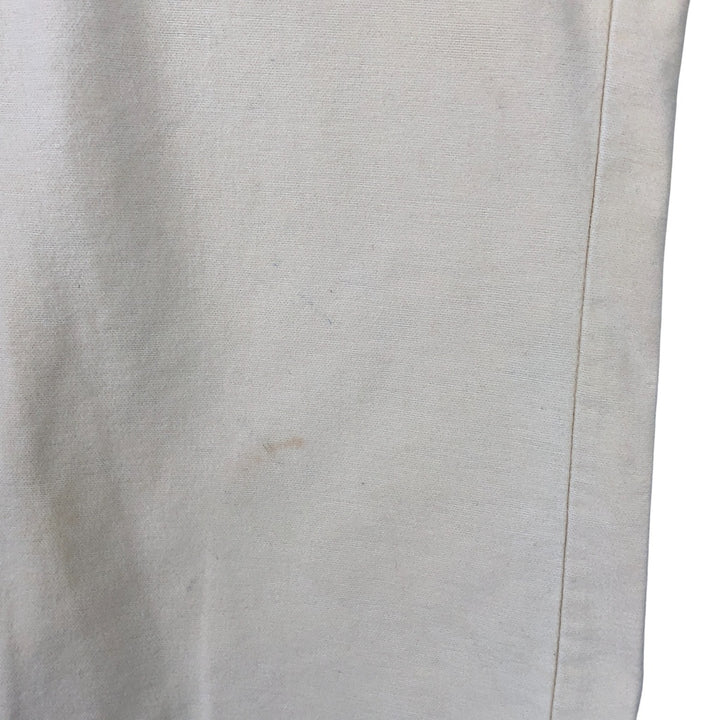 Vintage 1970'S Eddie Bauer long-sleeved flannel shirt with black tag, made in the USA, size L, men's unclear Beige type Vintage Second Hand