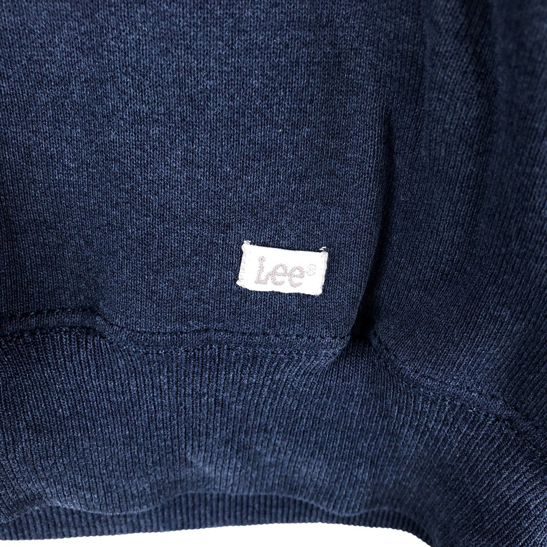 Vintage 90'S Lee Heavy Weight Solid Color Blank Sweatshirt, Made in USA, Men's Size XL unclear navy blue type Vintage Second Hand