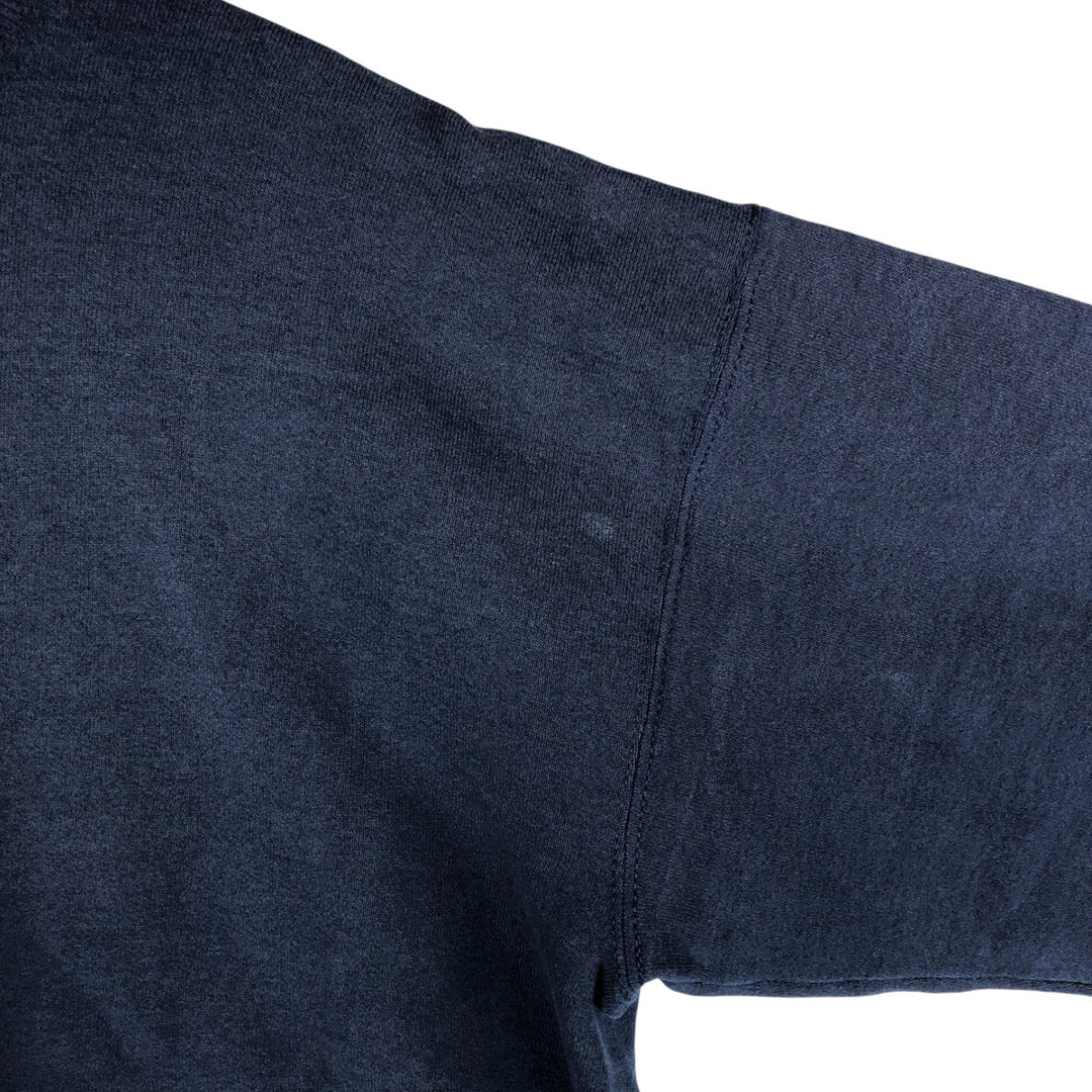 Vintage 90'S Lee Heavy Weight Solid Color Blank Sweatshirt, Made in USA, Men's Size XL unclear navy blue type Vintage Second Hand