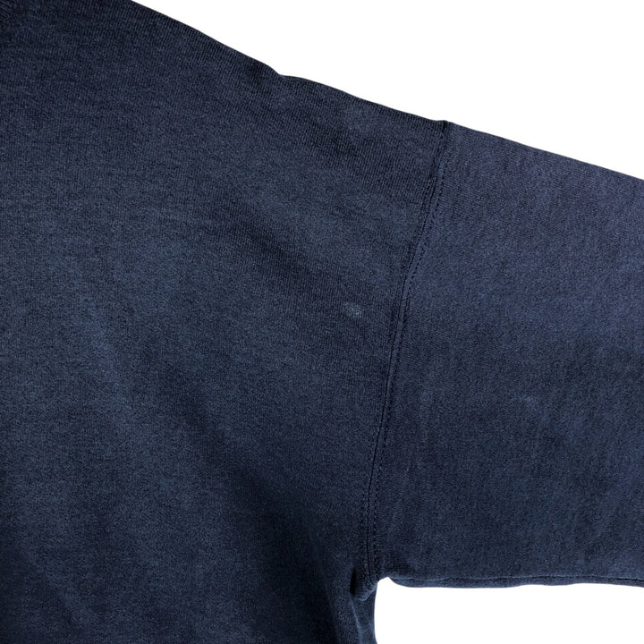 Vintage 90'S Lee Heavy Weight Solid Color Blank Sweatshirt, Made in USA, Men's Size XL unclear navy blue type Vintage Second Hand
