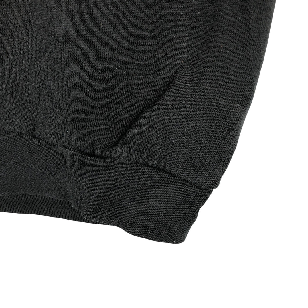 Vintage 90s-00'S Fruit of the Loom plain blank sweatshirt, men's size XL cotton black type Vintage Second Hand