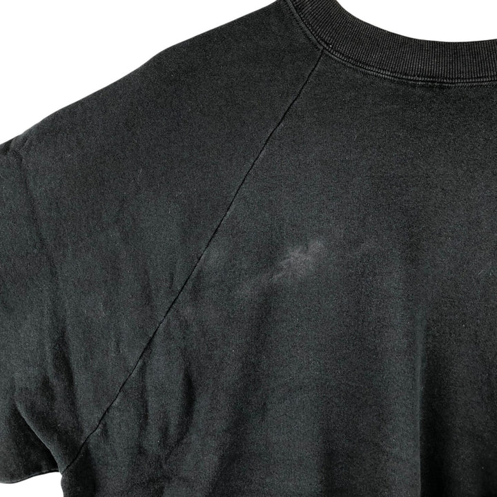 Vintage 90s-00'S Fruit of the Loom plain blank sweatshirt, men's size XL cotton black type Vintage Second Hand