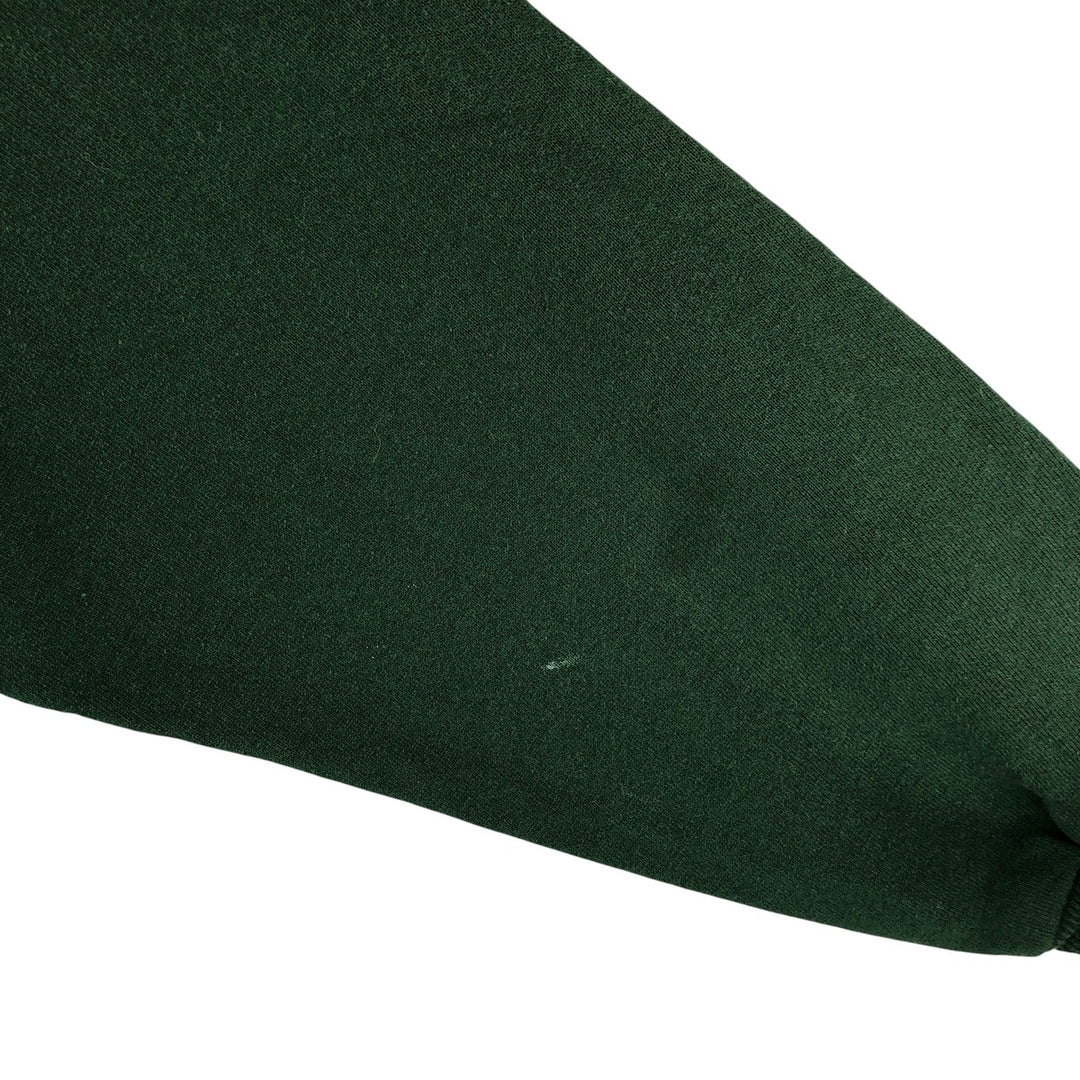 80s-90'S Jerzees Plain Blank Sweatshirt Trainer Made in USA Men's M Vintage cotton Green type dark green Vintage Second Hand