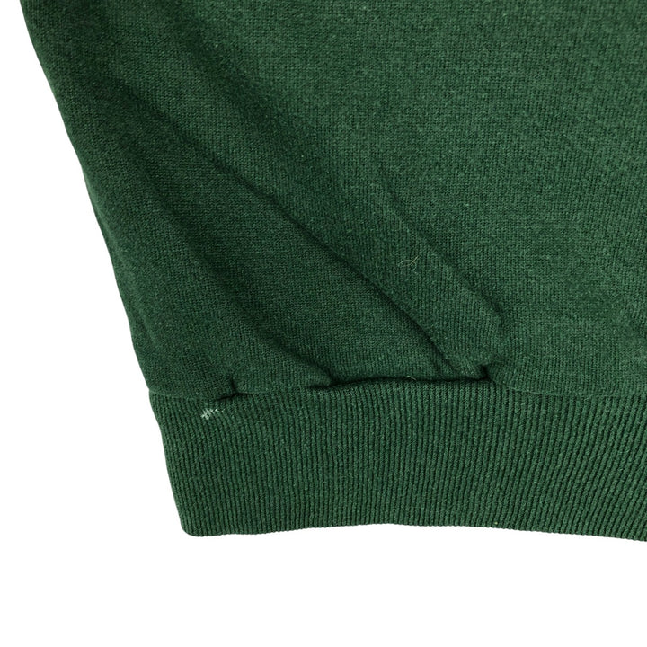 80s-90'S Jerzees Plain Blank Sweatshirt Trainer Made in USA Men's M Vintage cotton Green type dark green Vintage Second Hand