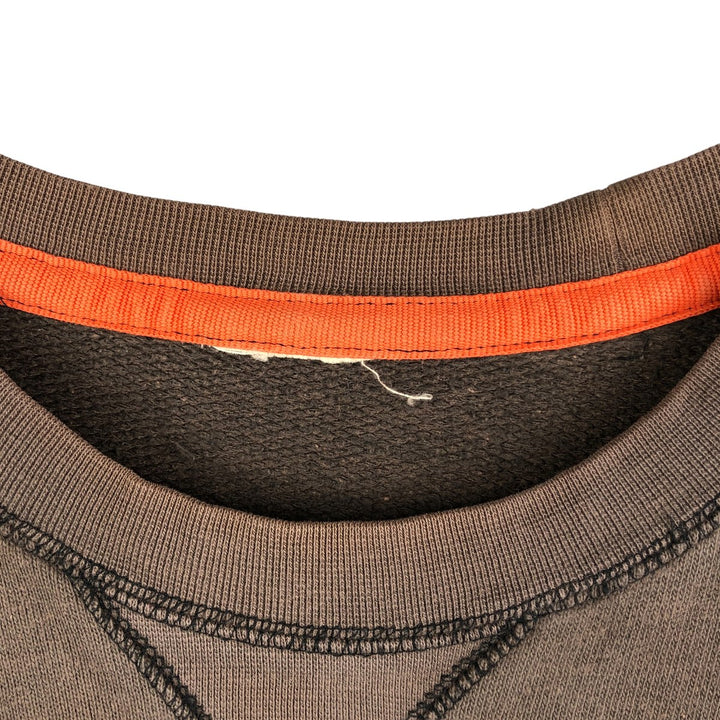 Plain blank sweatshirt, men's size M unclear beige type brown Vintage Second Hand