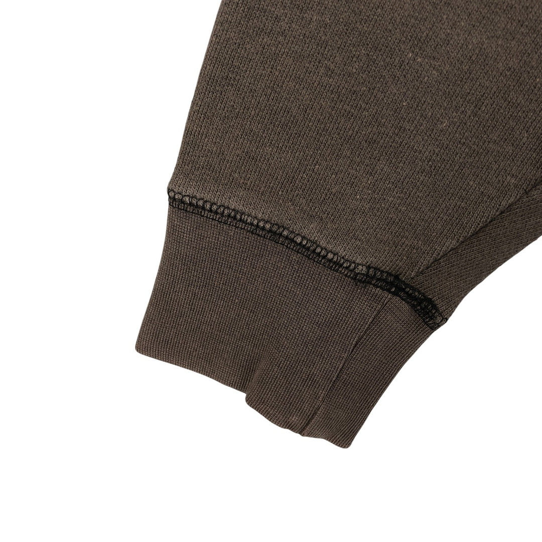 Plain blank sweatshirt, men's size M unclear beige type brown Vintage Second Hand