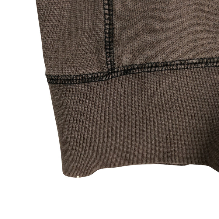 Plain blank sweatshirt, men's size M unclear beige type brown Vintage Second Hand