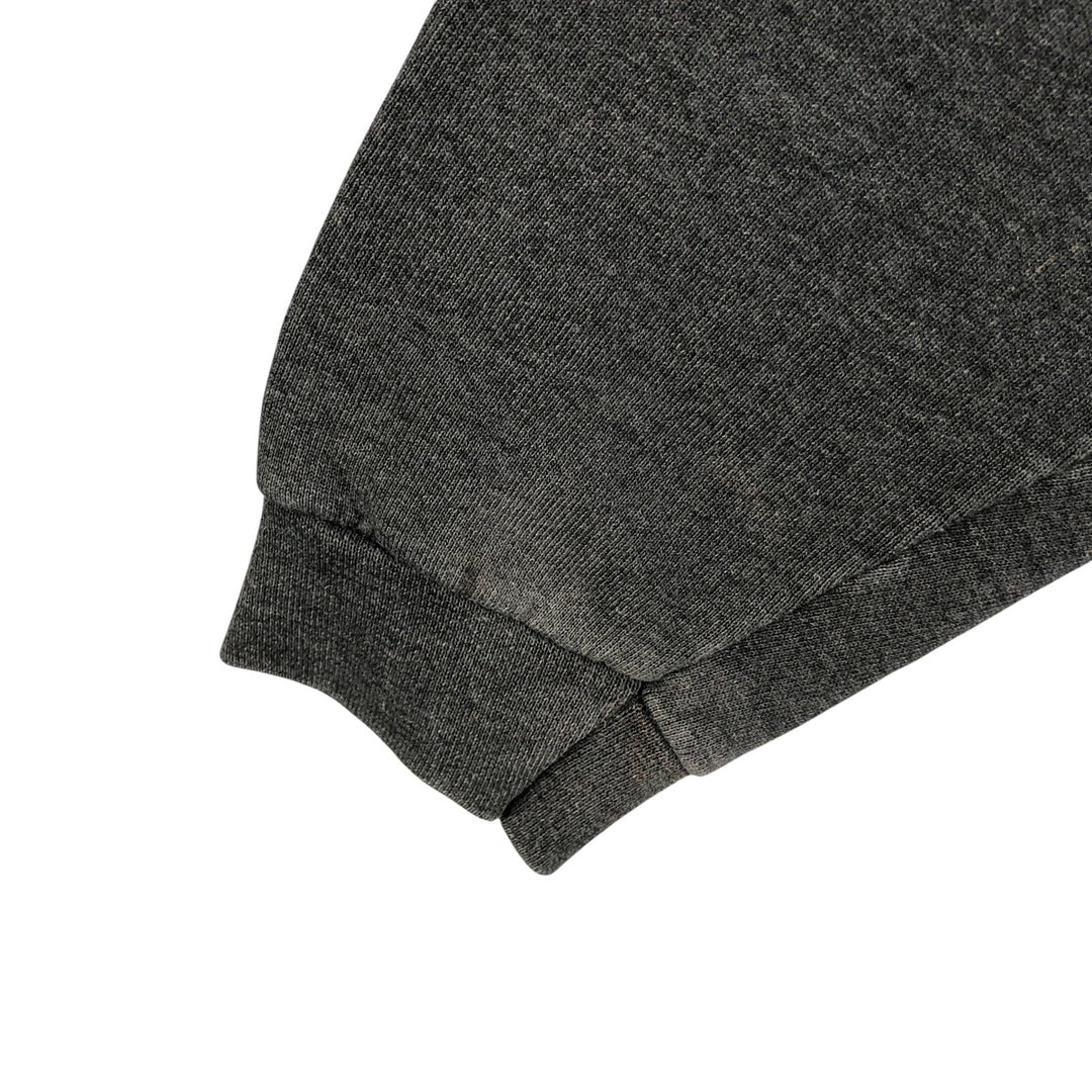 PLUMA plain blank sweatshirt, men's size M, vintage cotton Charcoal Vintage Second Hand