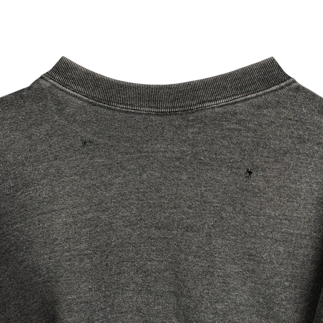 PLUMA plain blank sweatshirt, men's size M, vintage cotton Charcoal Vintage Second Hand