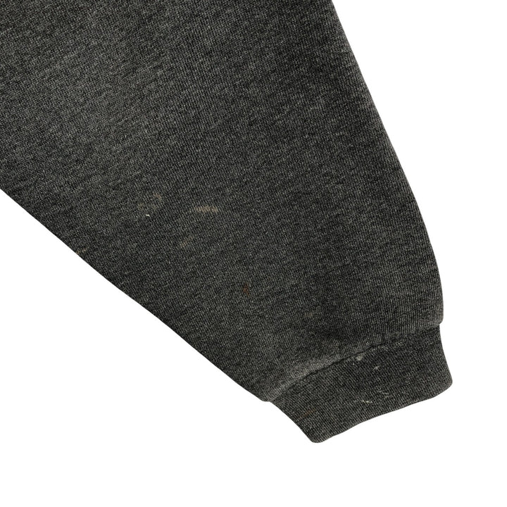 PLUMA plain blank sweatshirt, men's size M, vintage cotton Charcoal Vintage Second Hand