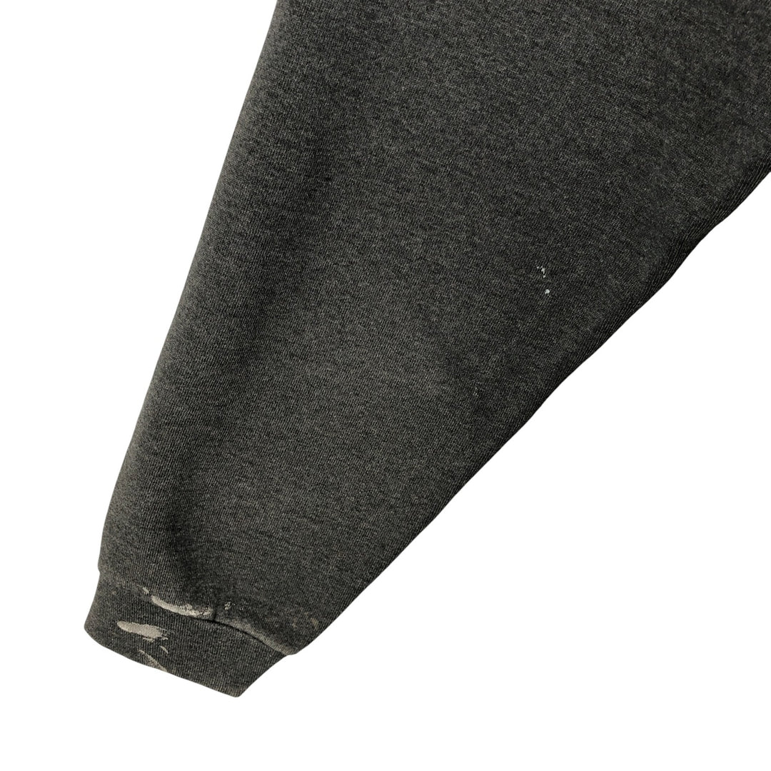 PLUMA plain blank sweatshirt, men's size M, vintage cotton Charcoal Vintage Second Hand