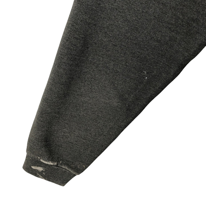 PLUMA plain blank sweatshirt, men's size M, vintage cotton Charcoal Vintage Second Hand