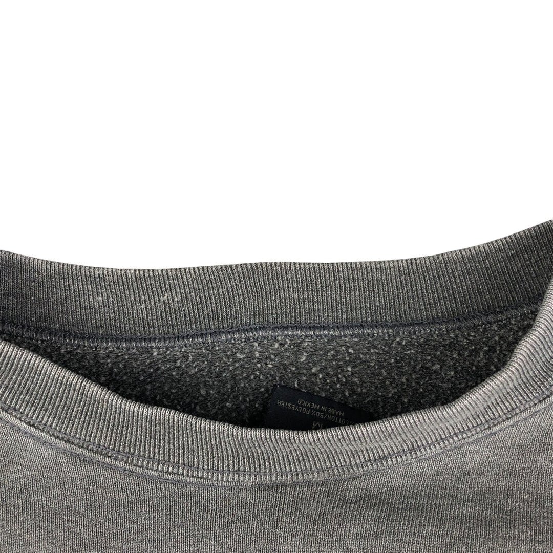 PLUMA plain blank sweatshirt, men's size M, vintage cotton Charcoal Vintage Second Hand