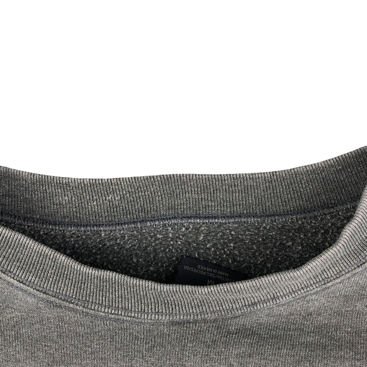 PLUMA plain blank sweatshirt, men's size M, vintage cotton Charcoal Vintage Second Hand