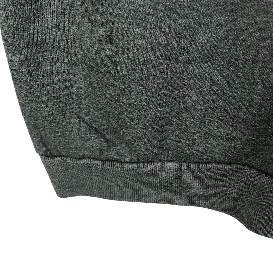 Jerzees plain blank sweatshirt, men's size M cotton Charcoal Vintage Second Hand