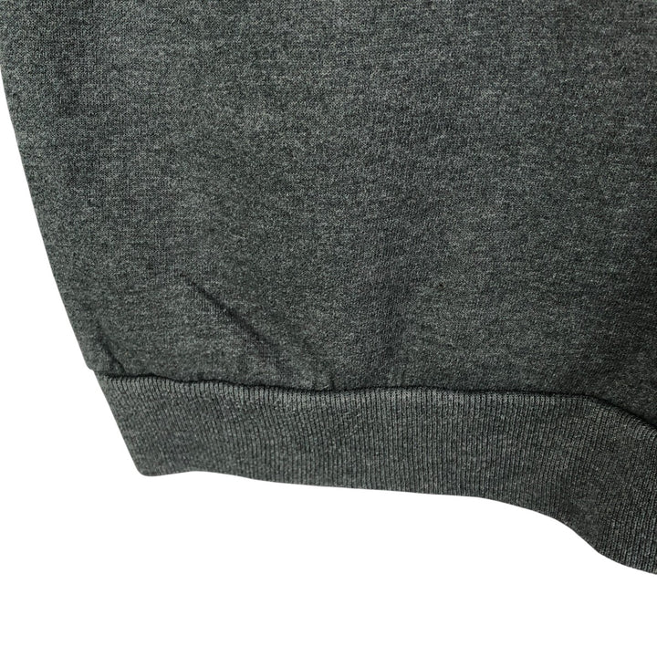 Jerzees plain blank sweatshirt, men's size M cotton Charcoal Vintage Second Hand