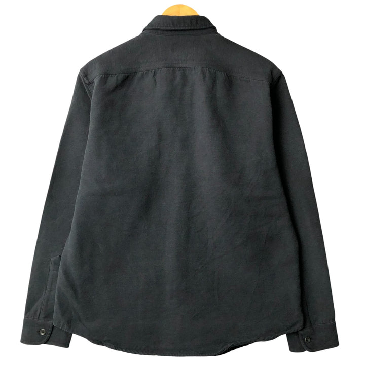 J.Crew Men's Long Sleeve Cotton Shirt, Size L cotton black type Vintage Second Hand