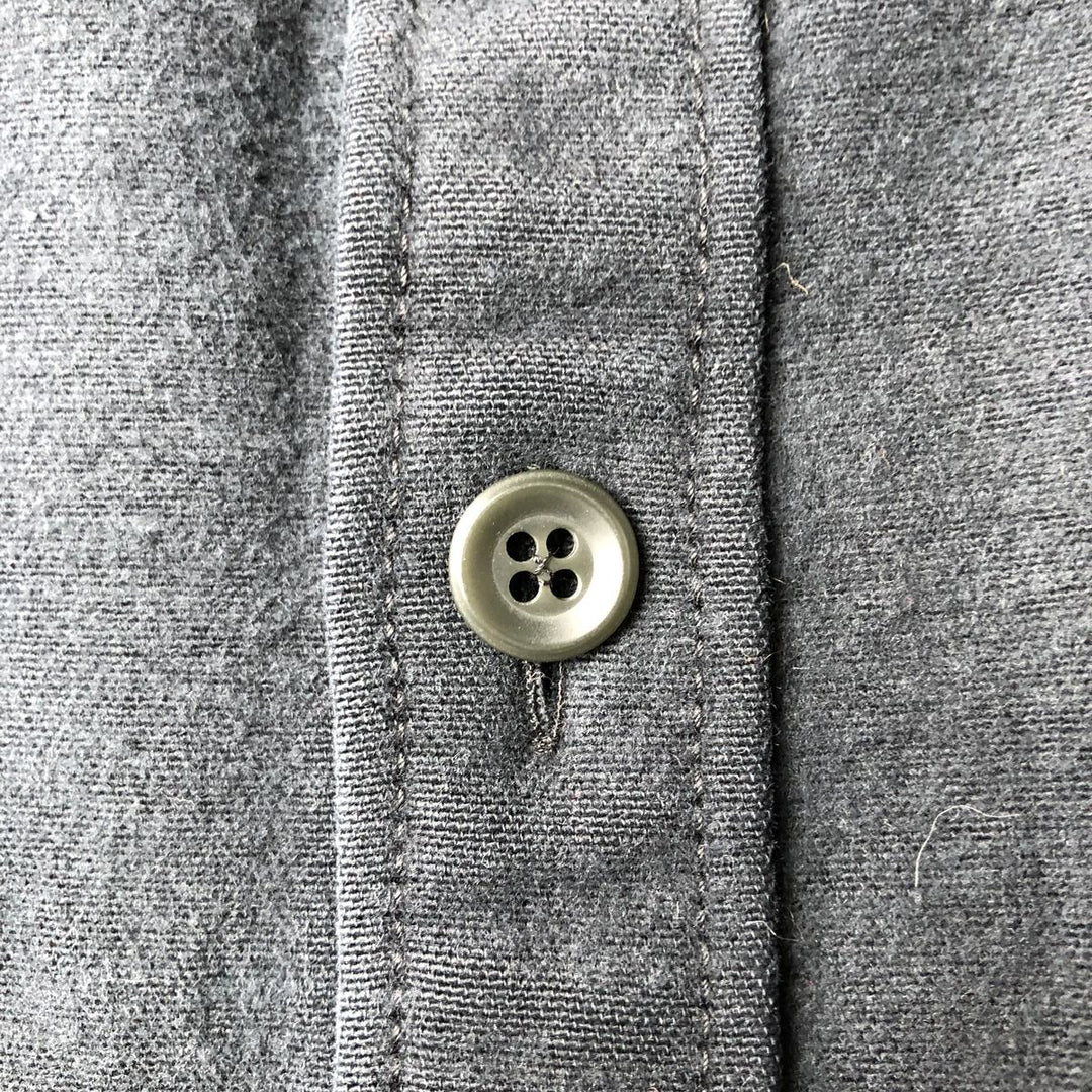 J.Crew Men's Long Sleeve Cotton Shirt, Size L cotton black type Vintage Second Hand