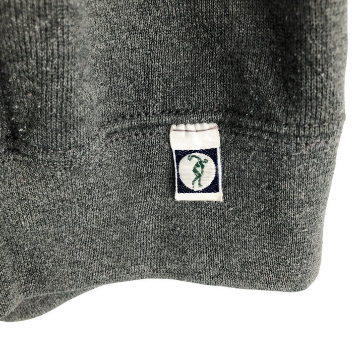 90'S Discus Athletic Solid Color Blank Sweatshirt, Made in USA, Men's Size XL, Vintage cotton Charcoal Vintage Second Hand
