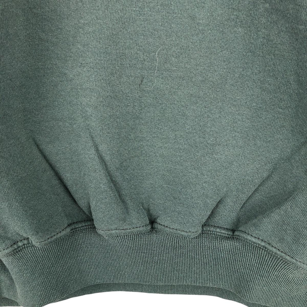 Vintage 2000'S Russell Athletic blank sweatshirt, men's size XXL cotton Khaki type sage green Vintage Second Hand
