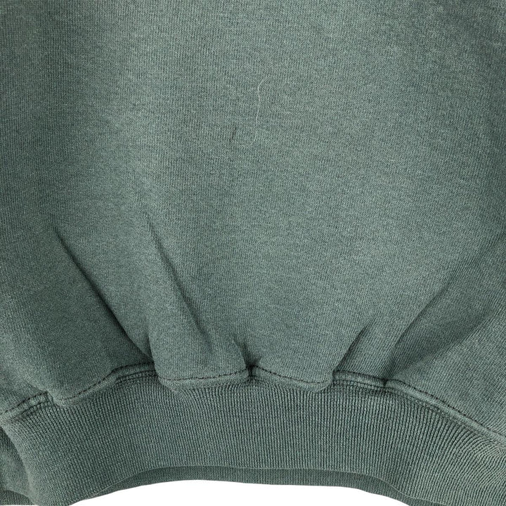 Vintage 2000'S Russell Athletic blank sweatshirt, men's size XXL cotton Khaki type sage green Vintage Second Hand