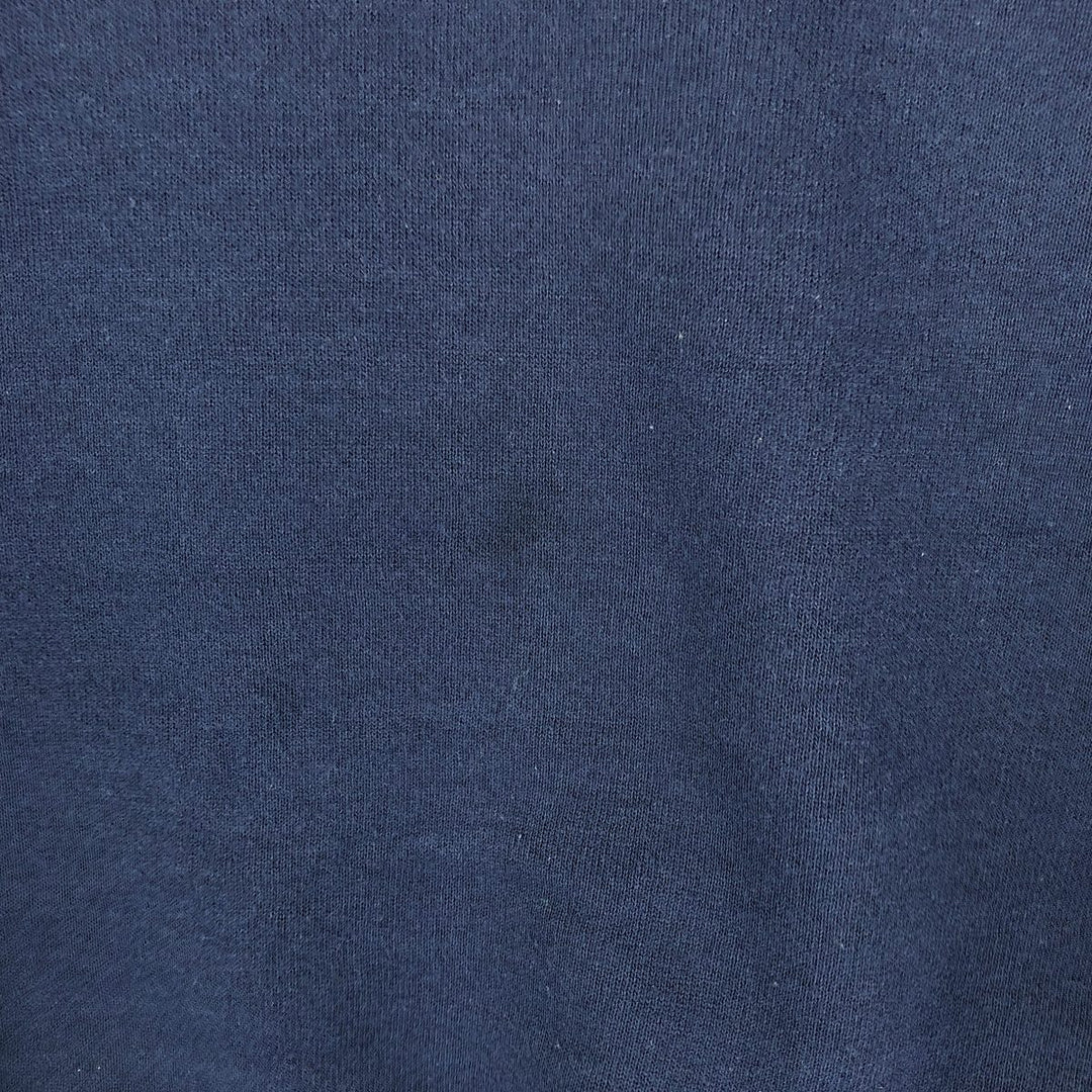 90'S Jerzees Plain Blank Sweatshirt Trainer Made in USA Men's Size L Vintage cotton navy blue type Vintage Second Hand