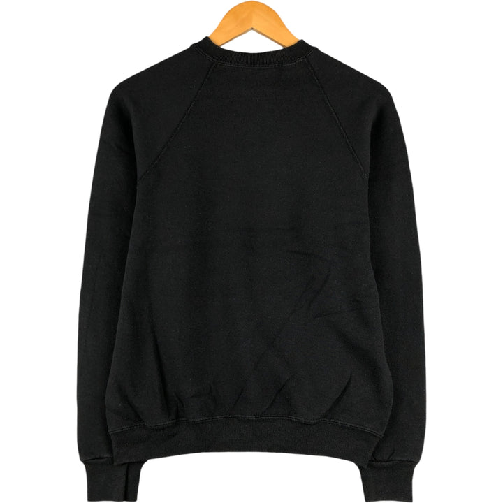 Vintage 90'S RIDERS plain blank sweatshirt, made in the USA, size M, men's. cotton black type Vintage Second Hand