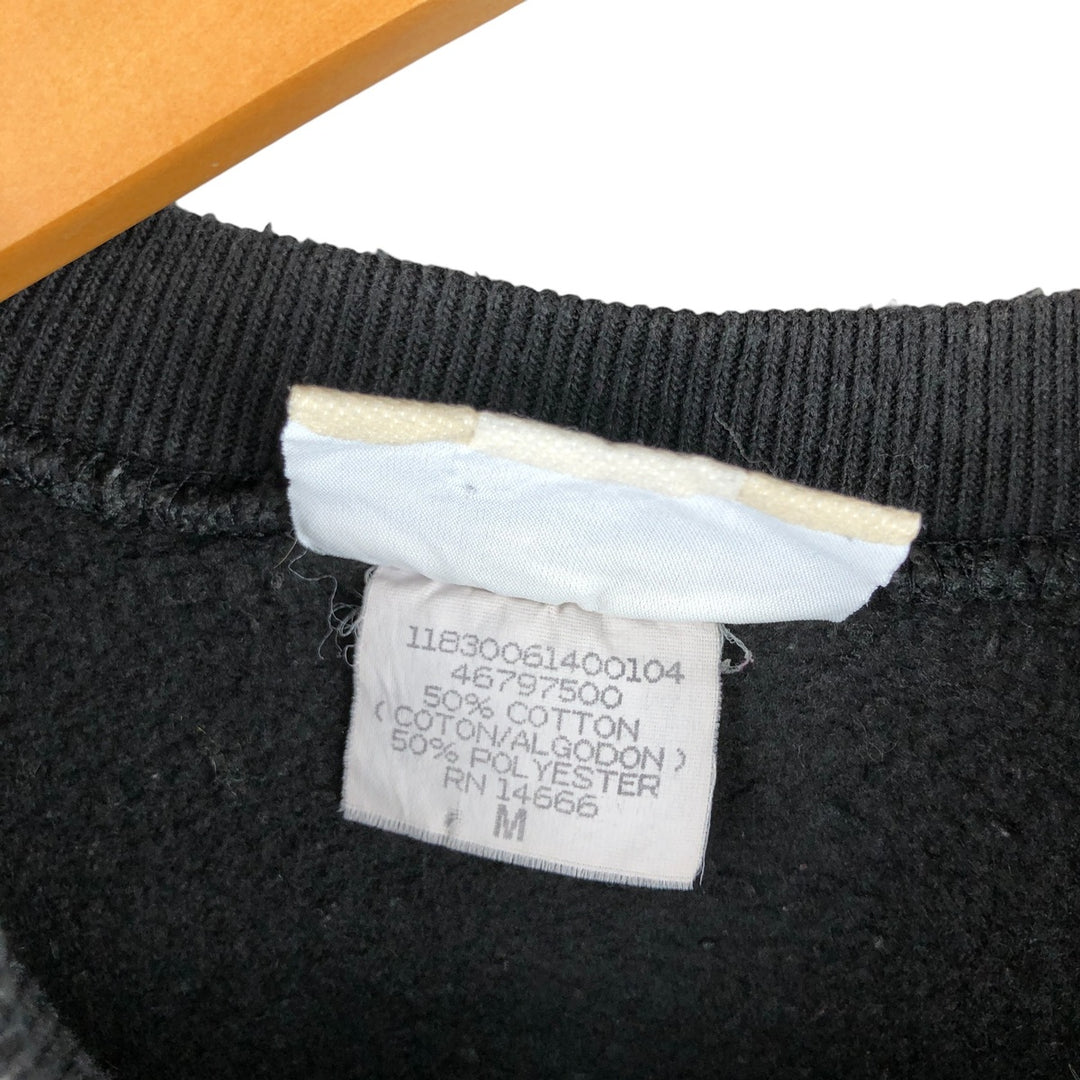 Vintage 90'S RIDERS plain blank sweatshirt, made in the USA, size M, men's. cotton black type Vintage Second Hand