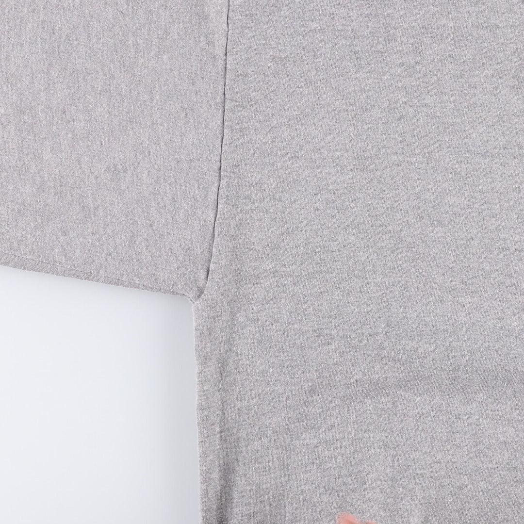 90'S Jerzees Plain Blank Sweatshirt Trainer Made in USA Men's XXL Vintage cotton gray type Vintage Second Hand